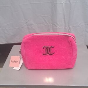 Juicy Couture Vibrant Pink Cosmetic Bag